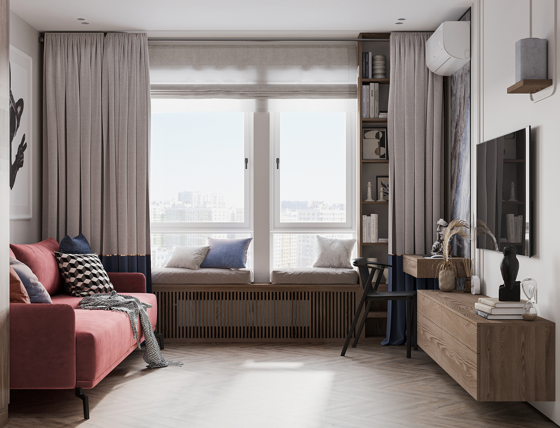 Code name "Hogwarts". Kitchen and living room-3