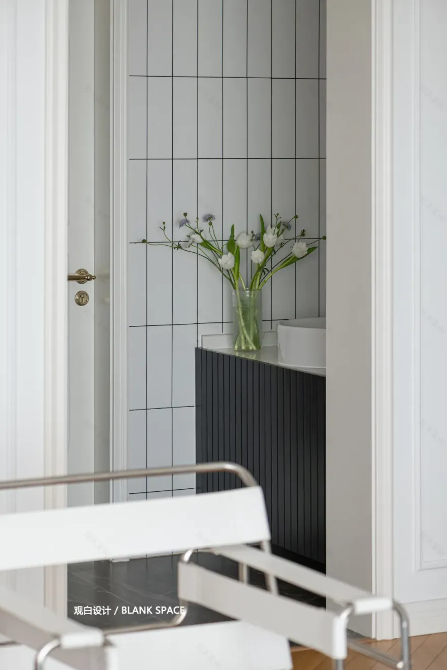 成都治愈系简法式家居设计丨中国成都丨观白设计-98