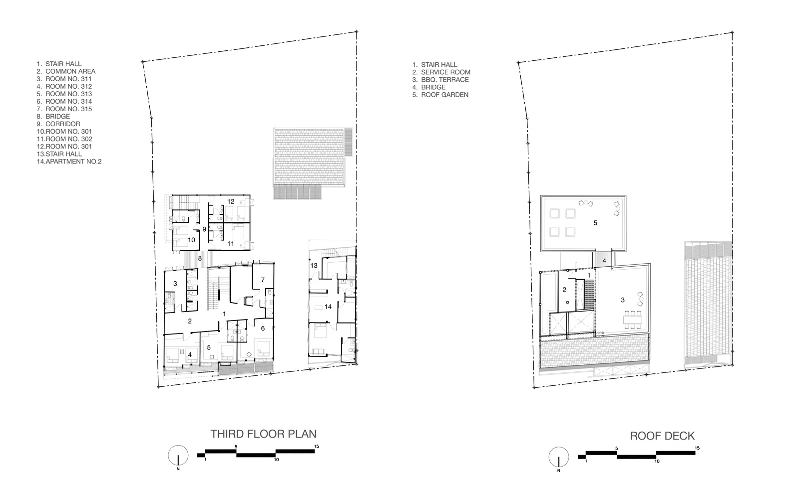 泰国曼谷塔姆尼旅舍丨POD Architects-19