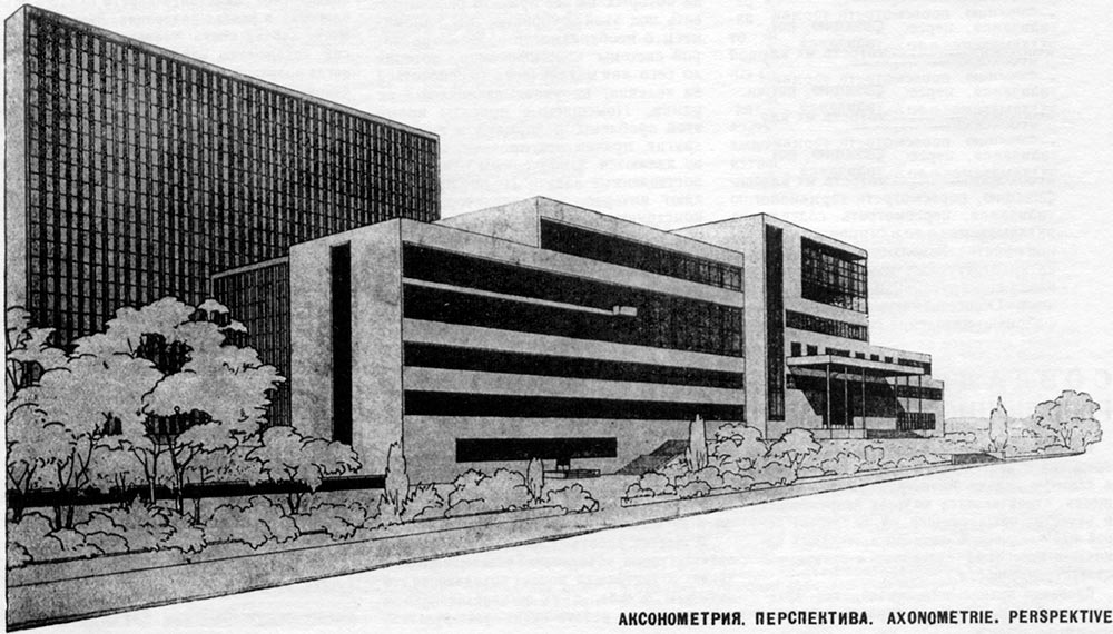 苏联国立列宁图书馆新楼设计丨俄罗斯莫斯科丨维斯宁兄弟,A.V.舒塞夫,V.A.舒科等-10