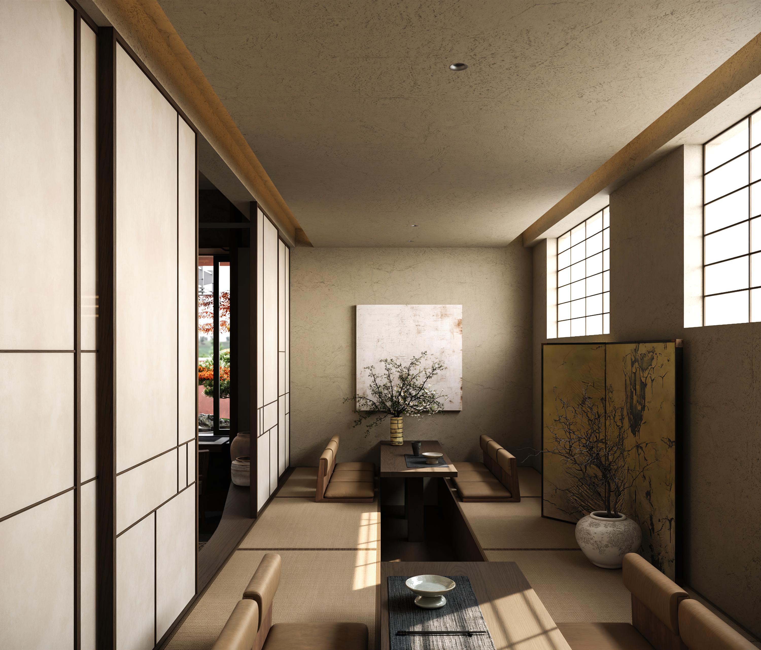 钢铁与桧木的对话空间设计-6