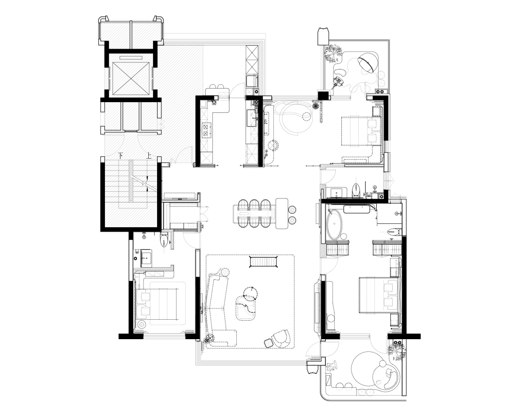 郑州招商・揽阅143户型样板间丨中国河南丨软装设计为元禾大千,未提及硬装设计方-70