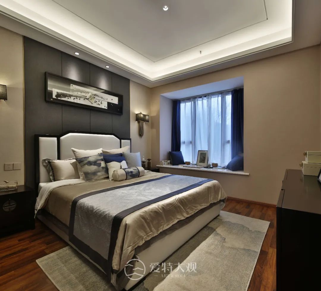 中式样板房实景丨墨韵书香，一个能容纳思想的家！-25