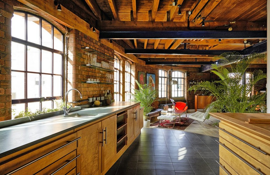 Tower Bridge London Apartment in a Converted Victorian Leather Warehouse-15