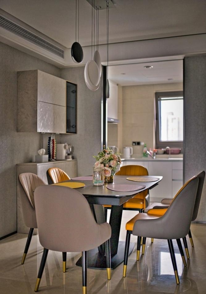 达恩大家居灰色++ 橙色打造时尚魅惑空间-15