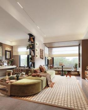 昆明万科·都会半岛99㎡&89㎡&126㎡样板间丨中国昆明丨深圳市蜜尔室内艺术设计有限公司