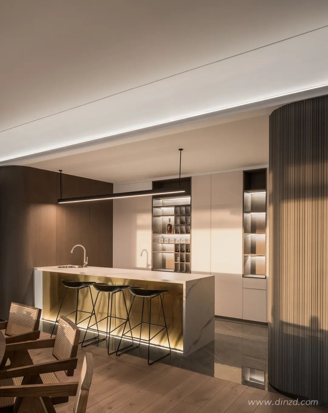 深圳现代办公空间 | 方圆之间，昼夜间流动的时间与空间-38