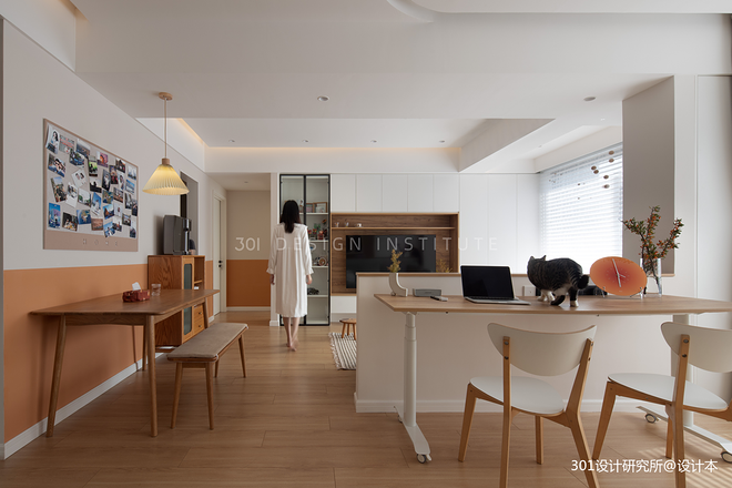 35万元二居97平米装修案例_效果图 - 97㎡两人两猫，软软糯糯的原木家 - 设计本-19