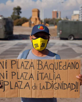 Jornada de protestas en Chile (13 de marzo del 2021)
