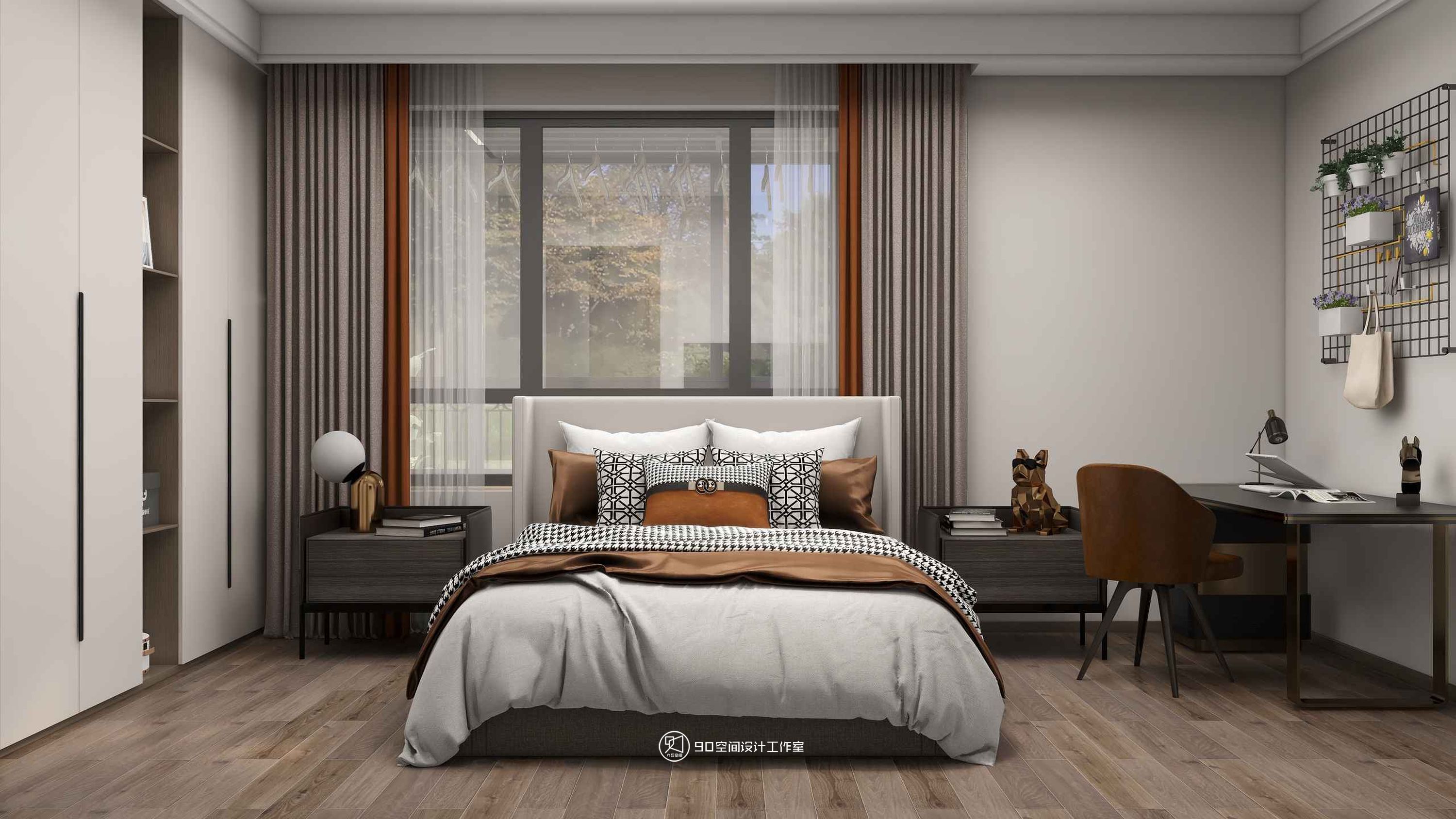 理想 · 185 平方现代奶油色调空间设计-36