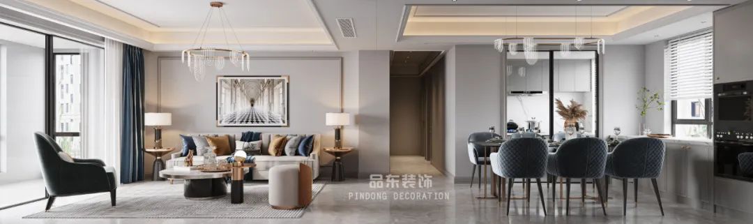 永江府现代简约家居设计丨中国台州丨品东装饰-40