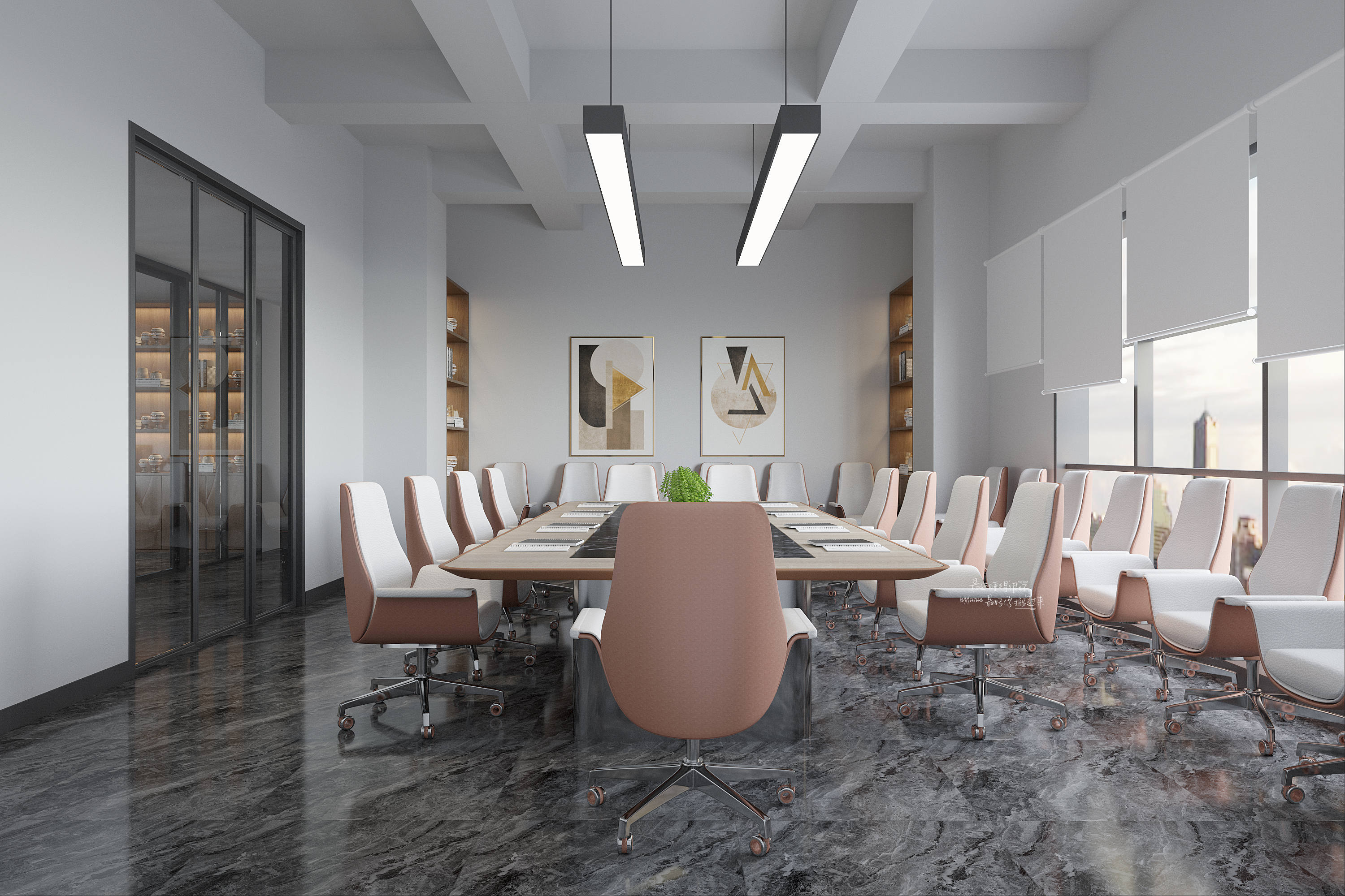 极简主义办公室设计-18