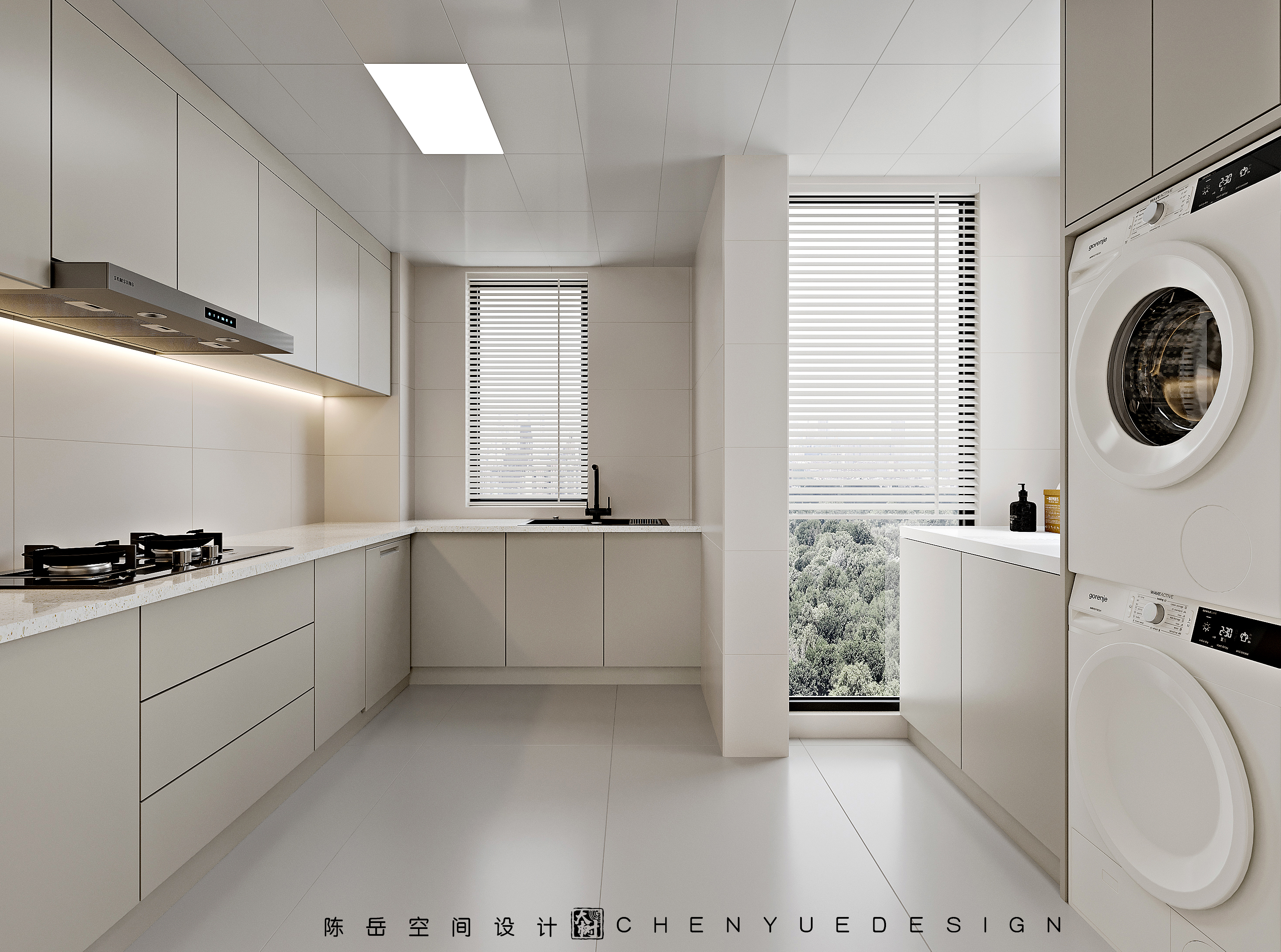 春意 · 怡美雅苑丨陈岳空间设计-17