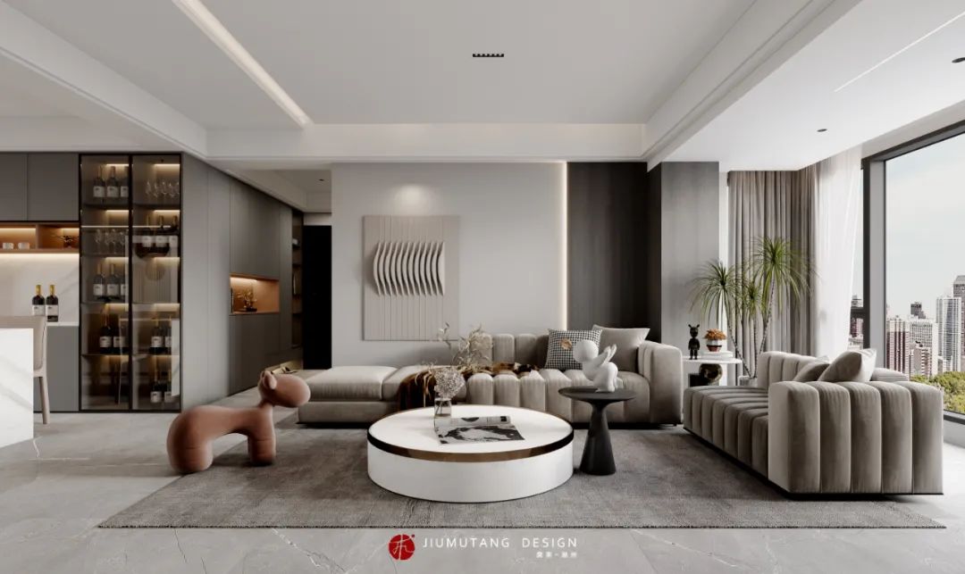 龙光•阳光华府 · 归心 · 110㎡慢生活家居丨中国潮州丨潮州市九木堂装饰设计有限公司-7