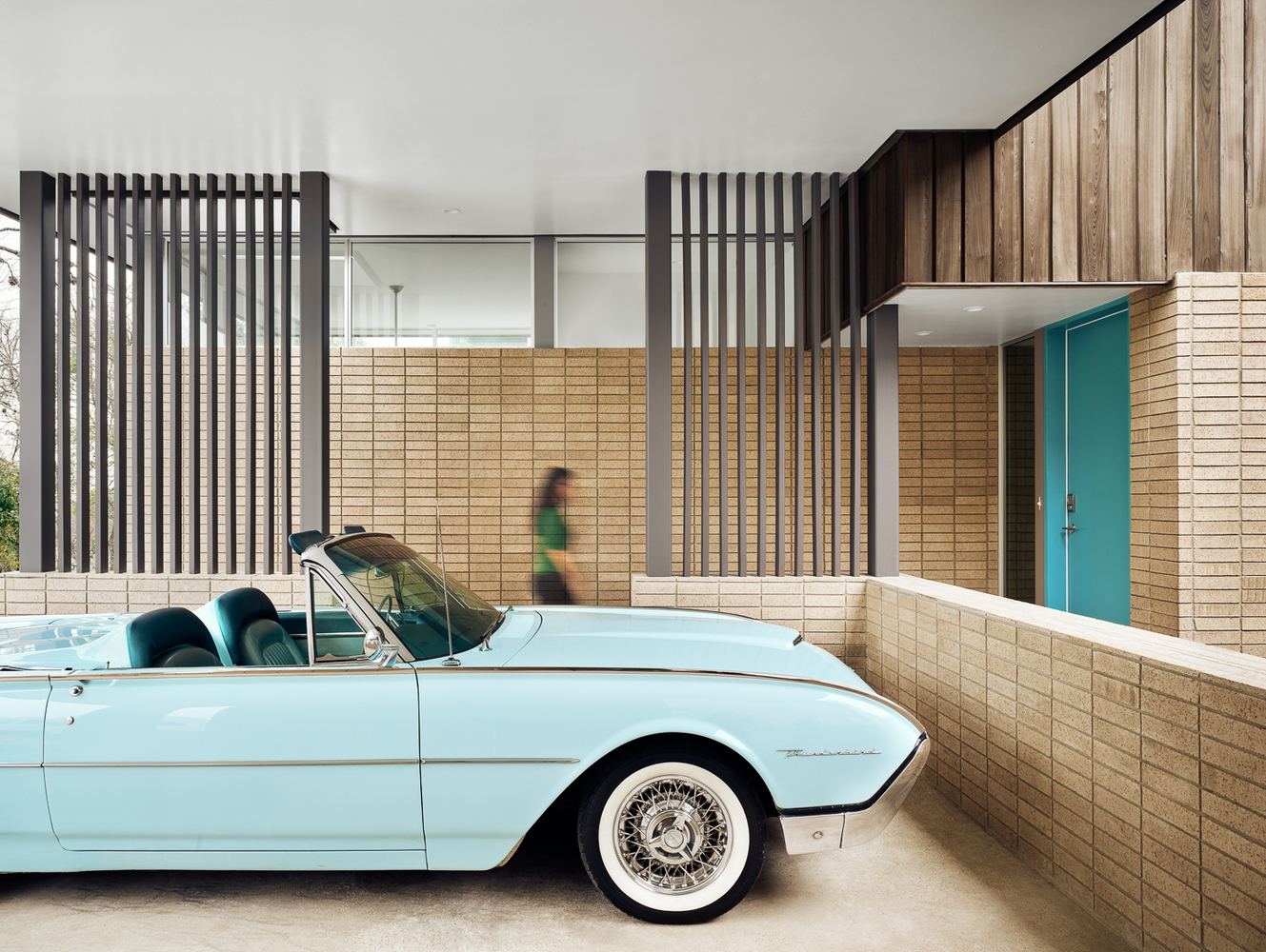 绿色现代庭院 · 奥斯汀英格尔伍德住宅-19