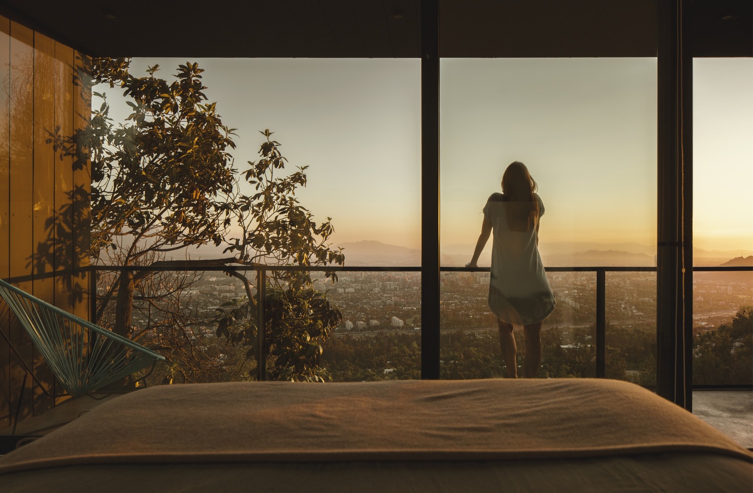 智利山坡上的独立双屋设计-20