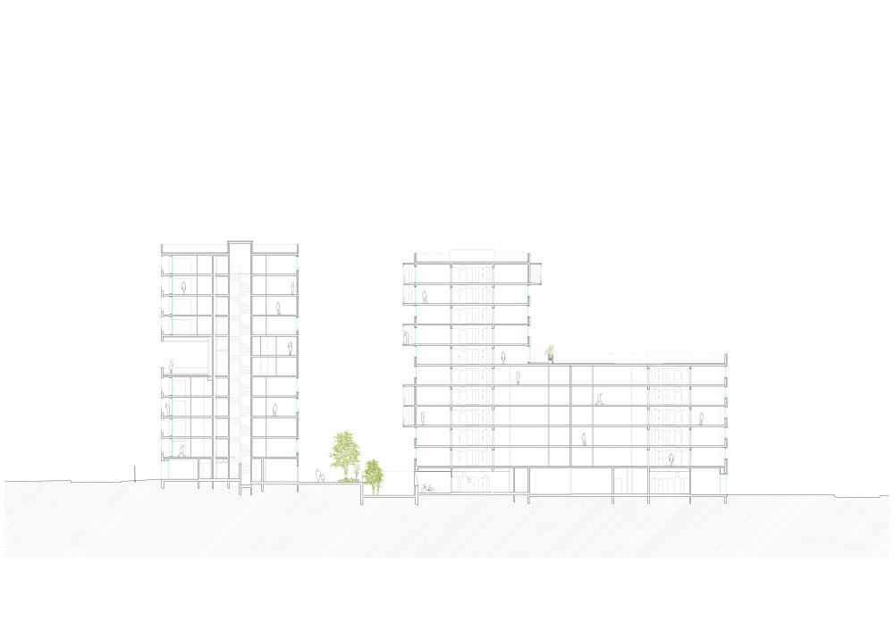 现代城市绿洲 · 法国 Evry 住宅区-38