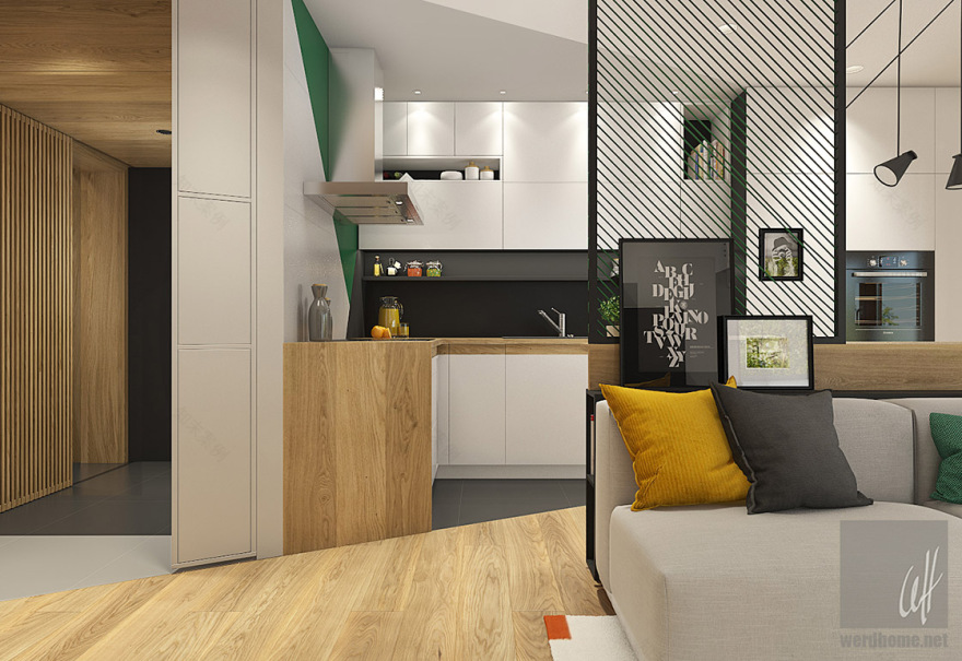 WERDHOME | Projekt wnętrza mieszkania w Krakowie-7