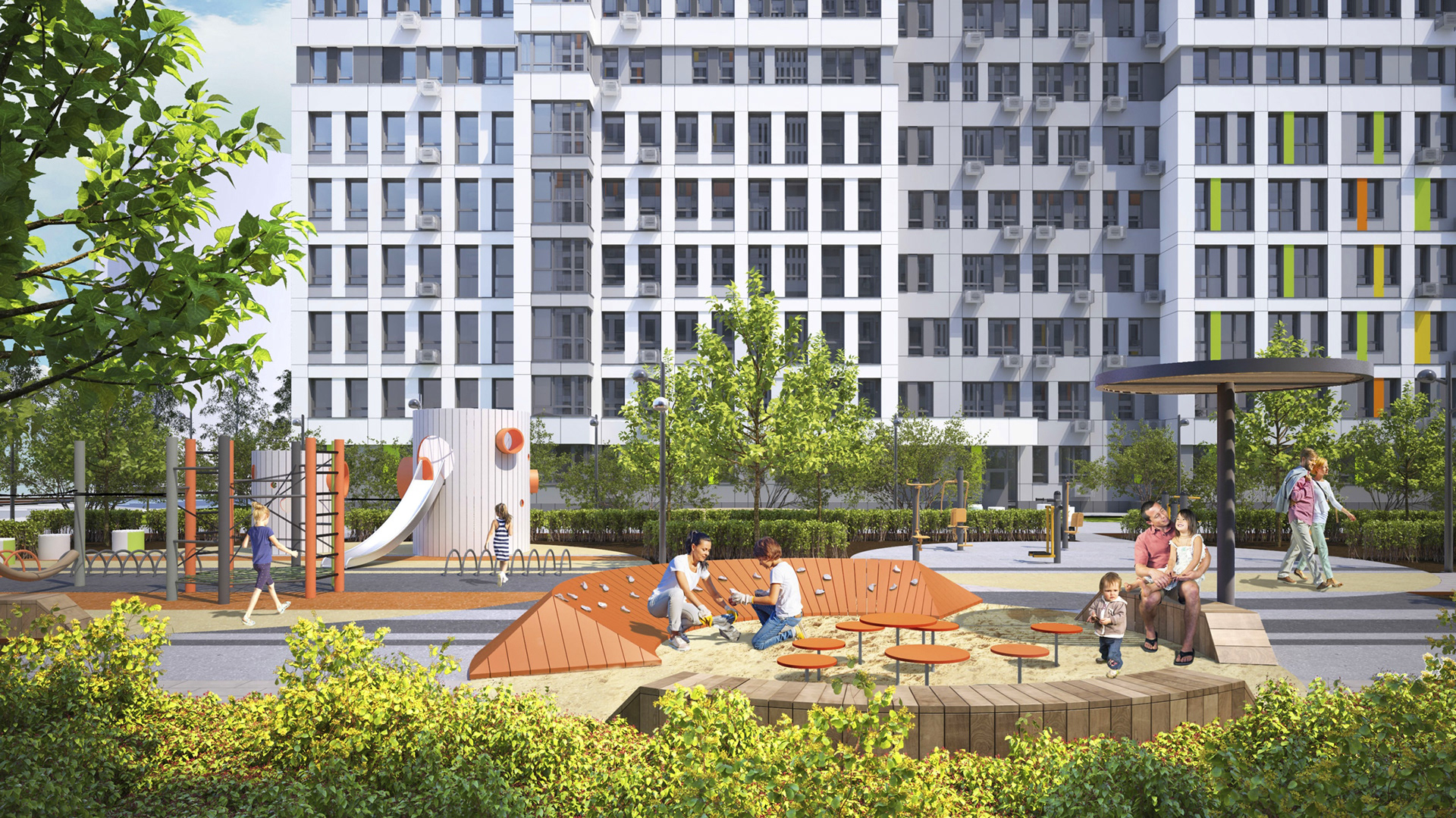 ЖК «Квартет»小区景观设计丨俄罗斯奔萨丨Farbstein-10