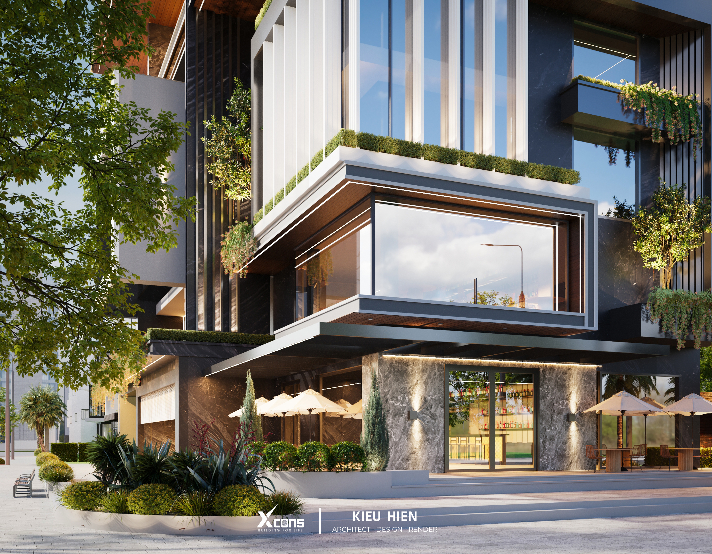 住宅  商业建筑3D设计与可视化-5