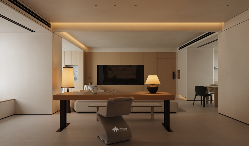 南昌装修｜极简原木奶油风-2