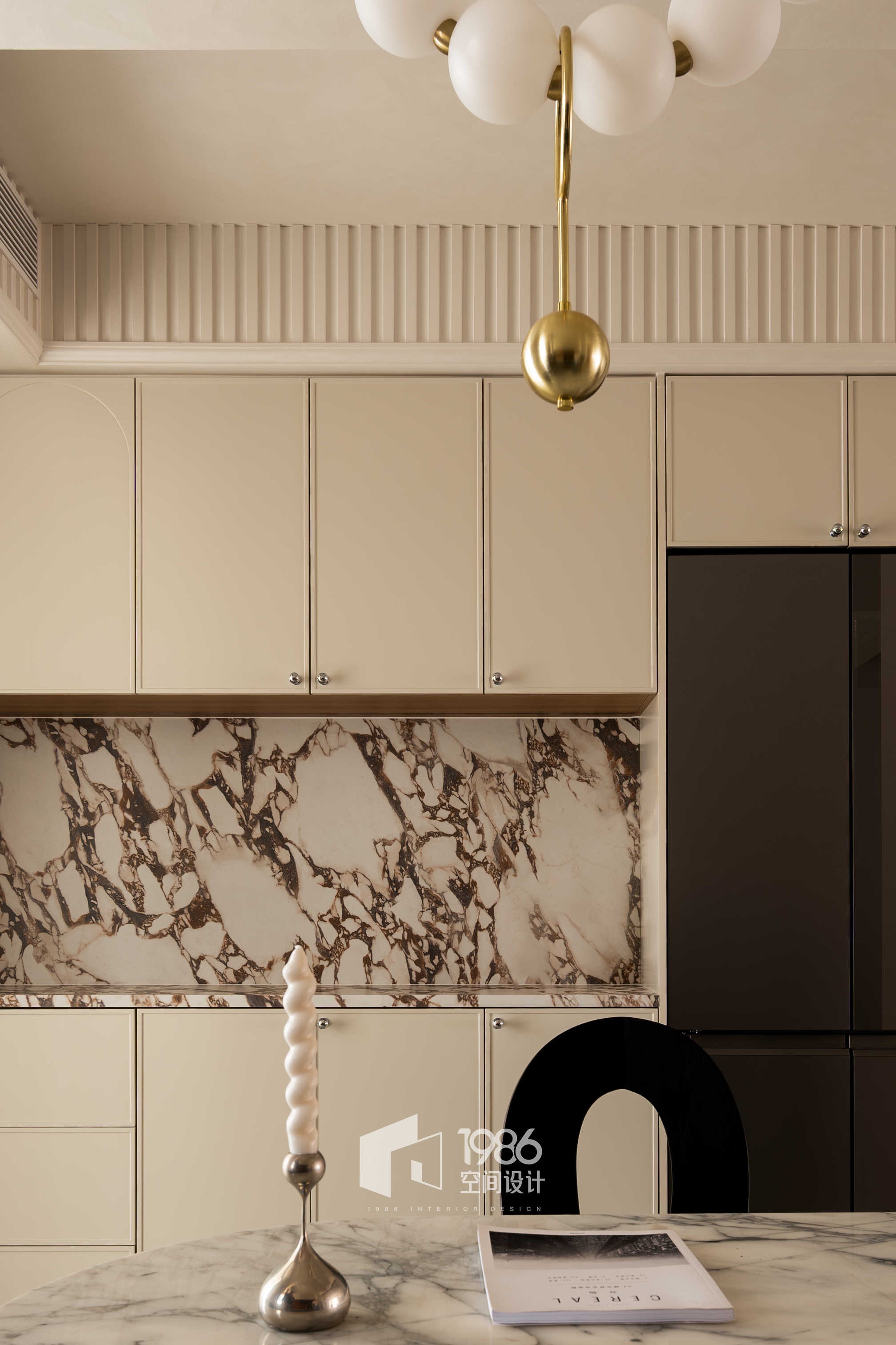 180㎡自带电影感的轻法式之家丨中国长沙丨1986空间设计-20