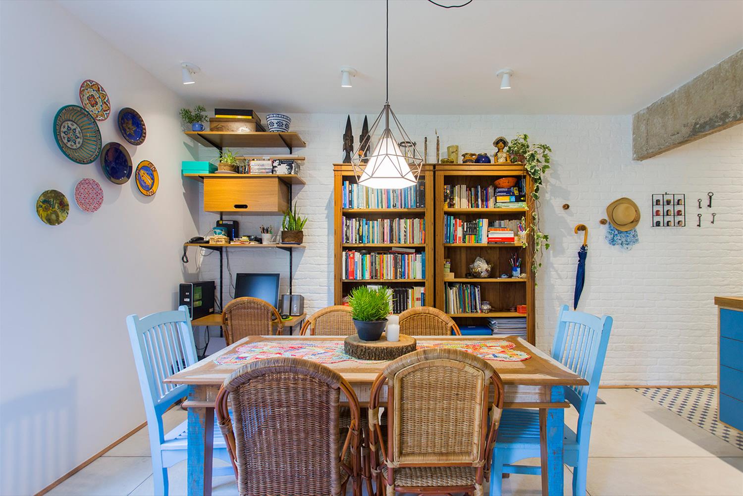 巴西 Butantã公寓 | 开放空间与色彩的完美结合-3