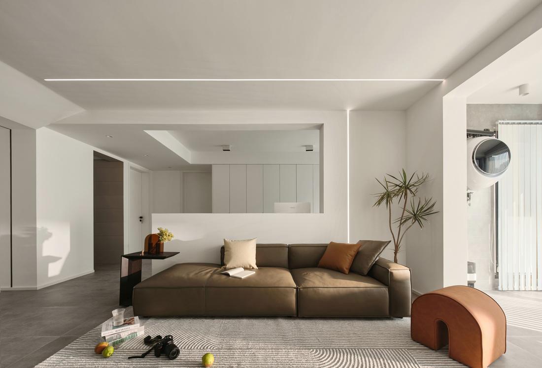 极简风开放式厨餐厅-5