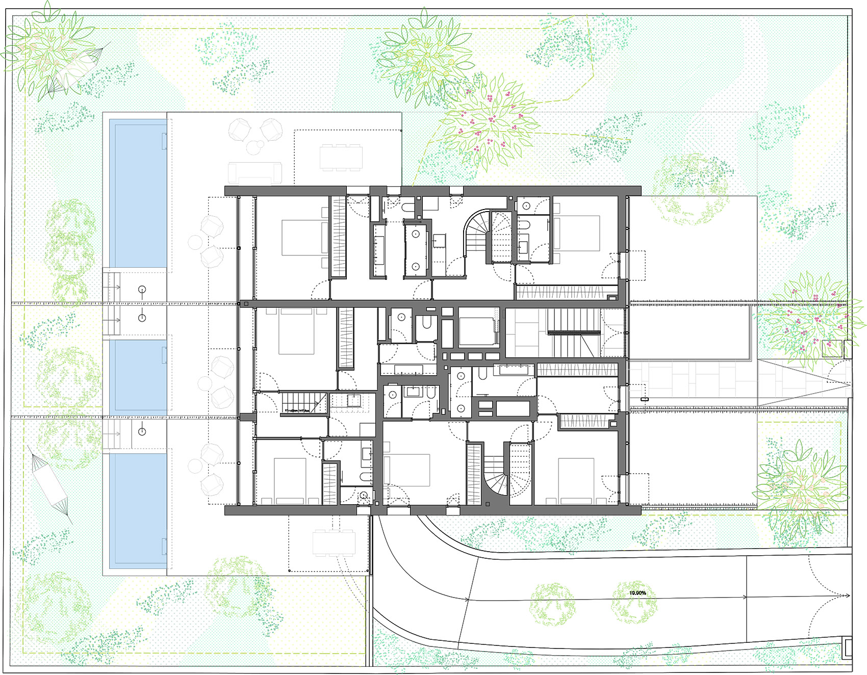 Paral·lel 公寓大楼丨西班牙巴塞罗那丨OHLAB-55
