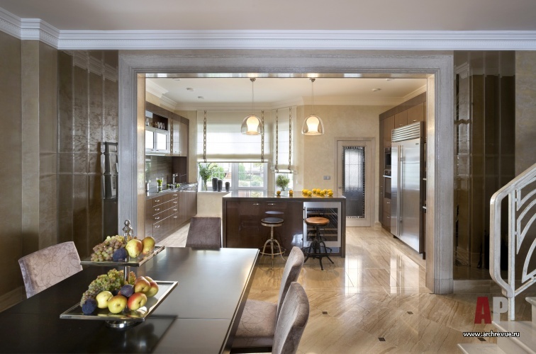 男士艺术装饰风格带殖民元素的联排别墅室内设计-28