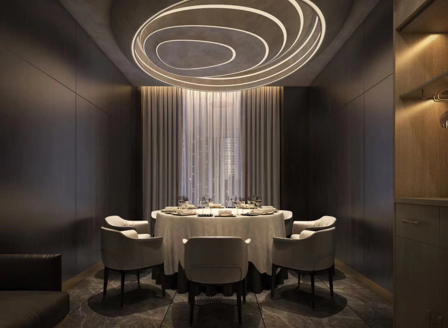 工装湘菜馆设计案例丨带你走进人情满满的湘江古城-5