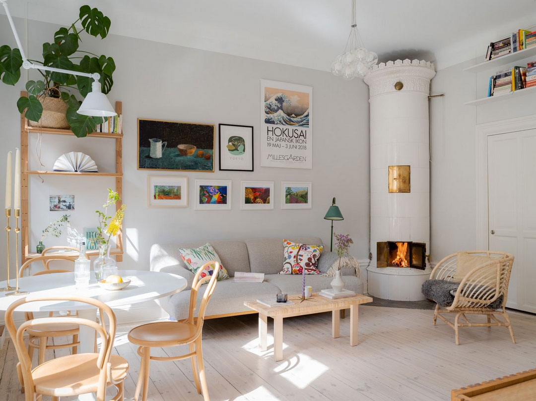 斯德哥尔摩明媚夏日公寓设计-5