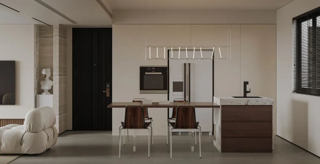 万象华府现代奶油白空间设计丨端石设计事务所-17