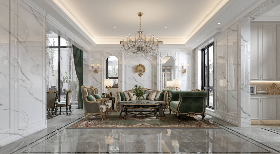 金地九玺简欧别墅丨西安锐格惟辰装饰工程有限公司-28