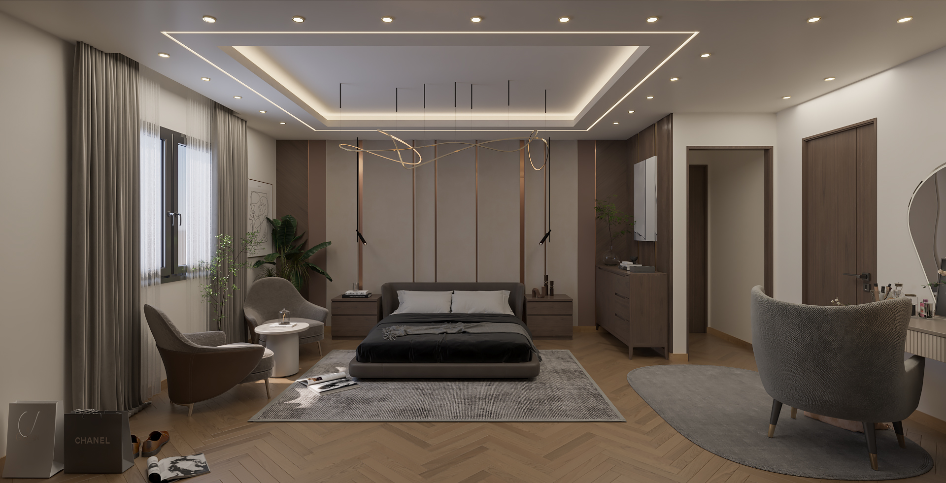 Modern Apartment Design at Roushdy, Alexandria-35