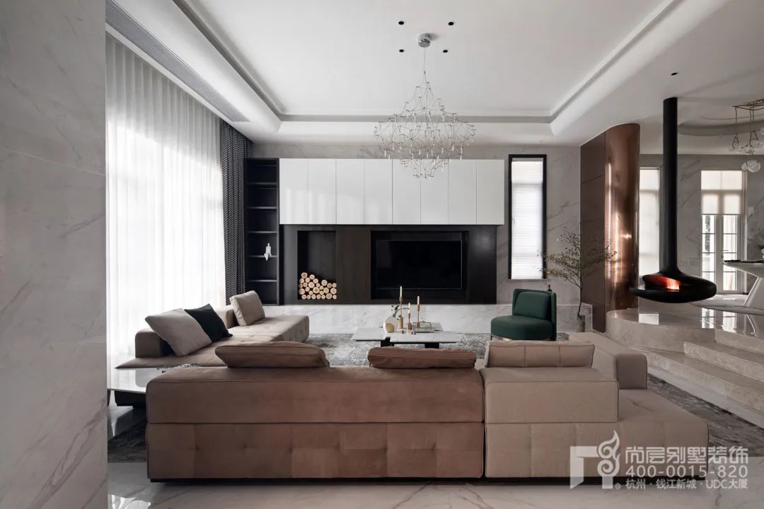 法式浪漫情调,尚层别墅设计展现精致生活丨尚层别墅装饰-20