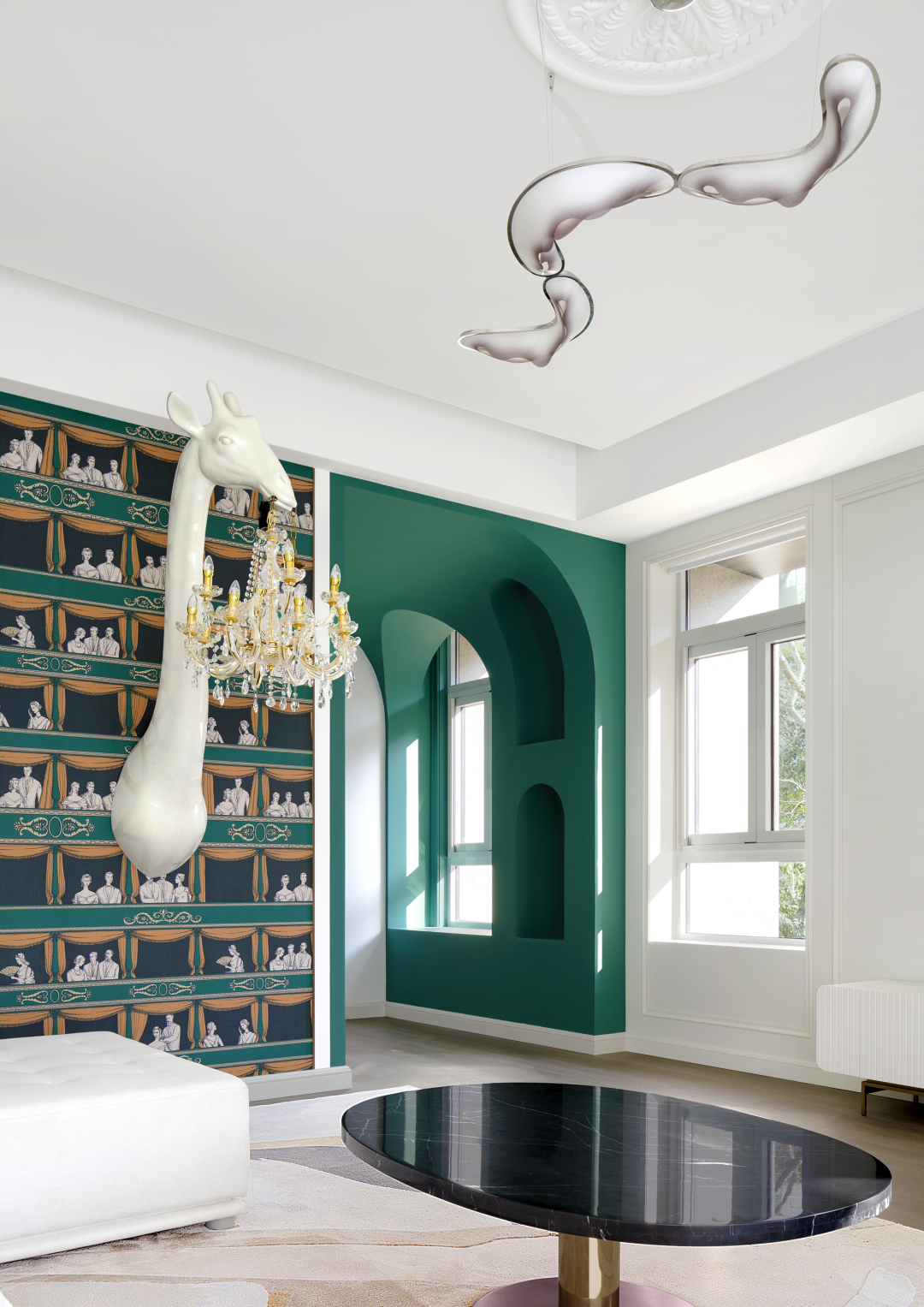 宁波 90 后夫妻 300㎡混搭古典婚房设计丨中国宁波丨杭州拾间系空间设计-10