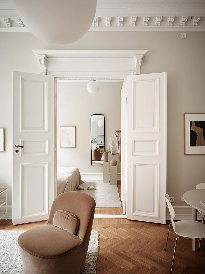 温暖宜居 | 哥德堡 49 平米温馨米色公寓-13