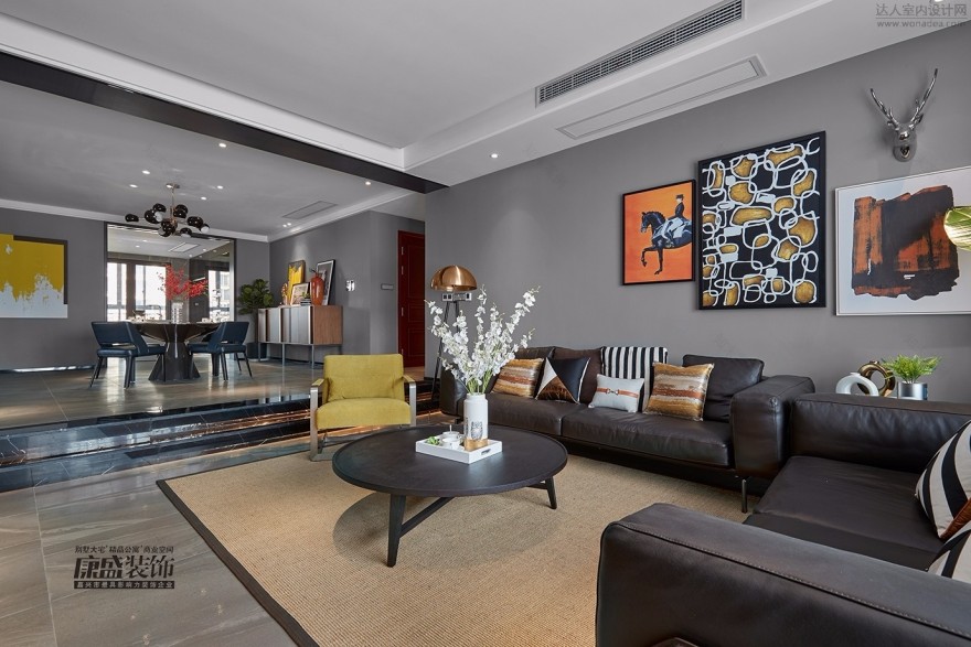 浙江嘉兴240㎡宝石公馆大平层 嘉兴康盛装饰-6