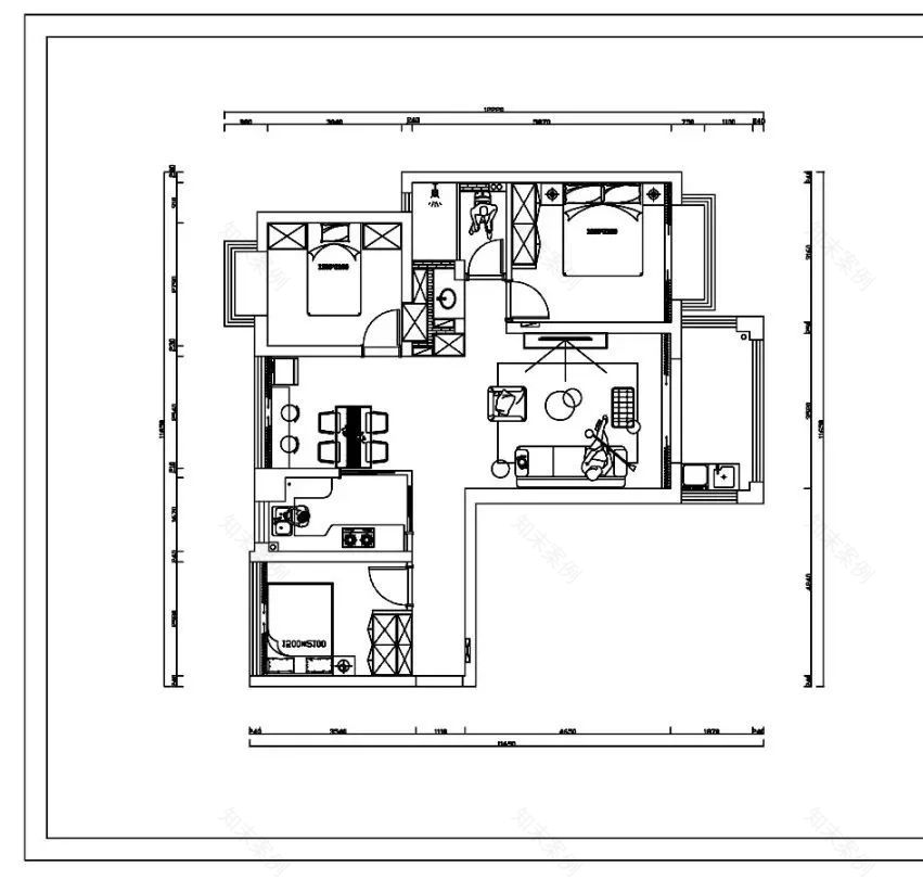 95㎡简约舒适二手房改造,轻松美好生活触手可及-5