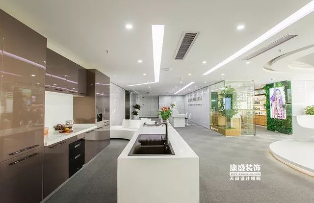 康盛装饰┃1500㎡极简办公空间本•色，打造科技与艺术的人文价值-51
