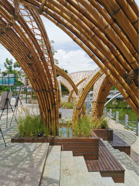 Huanglong Waterfront Bamboo Pavilion 2.0 | 融合古典与现代的竹艺建筑-22