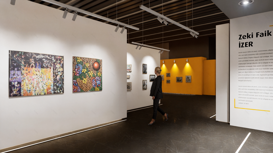 VakıfBank Art Gallery Concept | Modular Exhibition-6