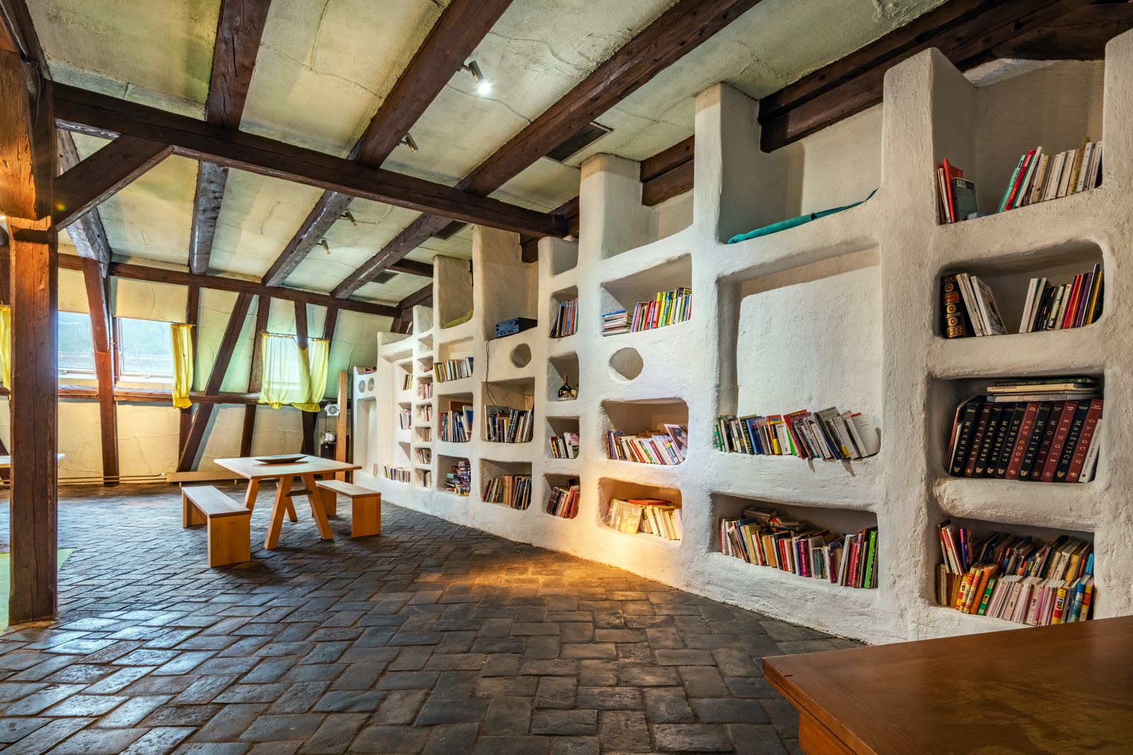 阿尔萨斯660㎡带壮观壁炉古修道院住宅丨法国丨雅克·库埃勒（Jacques Couëlle）-24