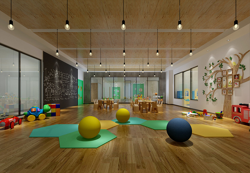 活动室设计案例效果图-13