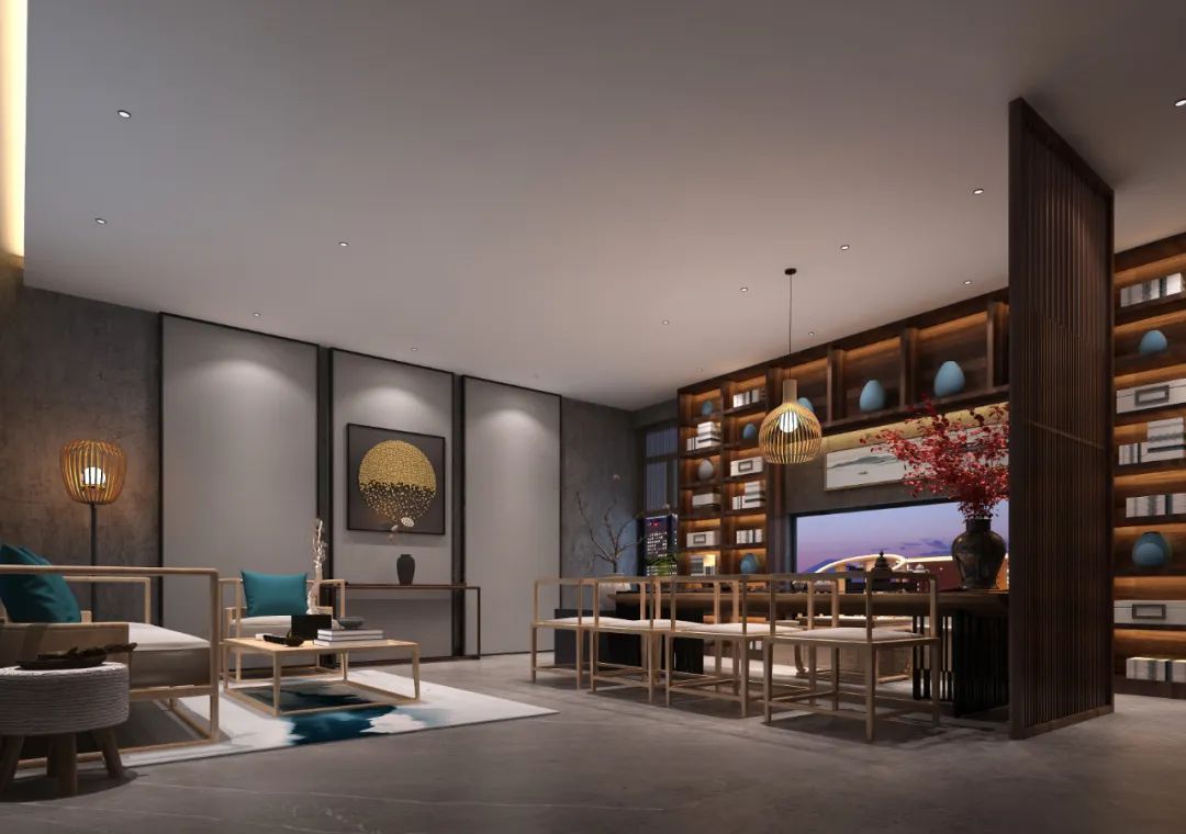 紫韩不锈钢厨柜生活馆 | 现代中式挑空展厅,演绎生活美学-39