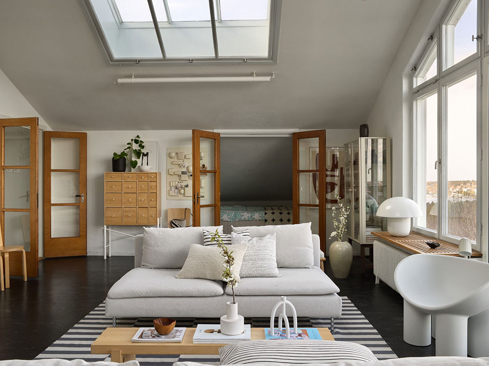 斯德哥尔摩郊区的顶楼公寓-17