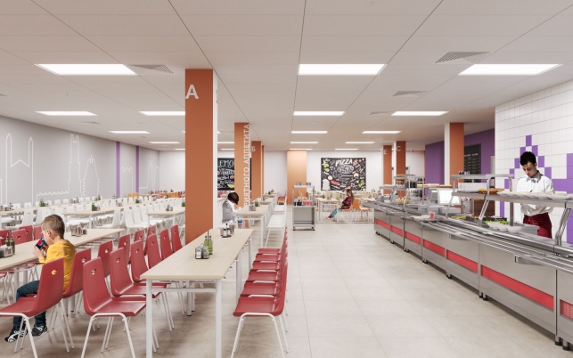 “Кембридж”别墅区私立学校室内设计丨俄罗斯莫斯科丨个体经营者 Тихонов А.А. 室内设计与建筑工作室-21