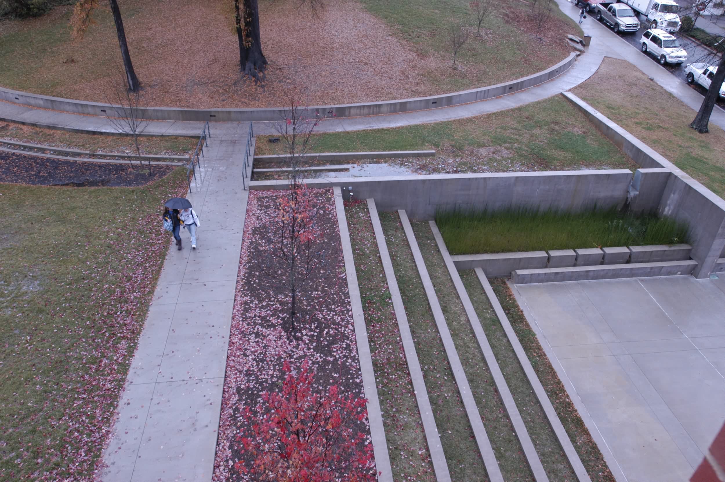 埃弗里特大学雨水庭院 averett university stormwater court by siteworks studio-7