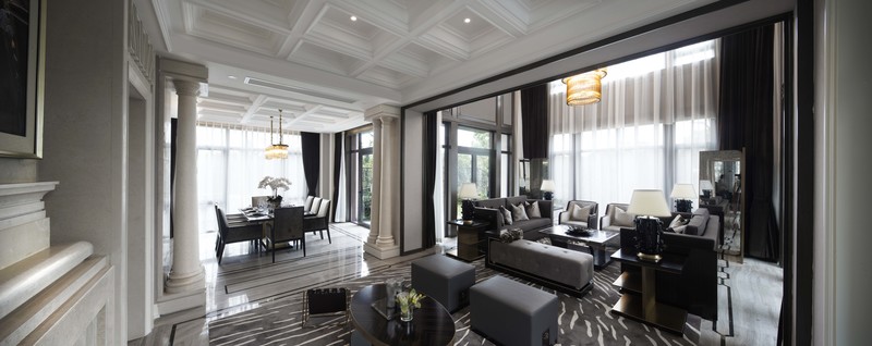 绍兴御香园四期独栋别墅 | 后现代美式奢华空间-20